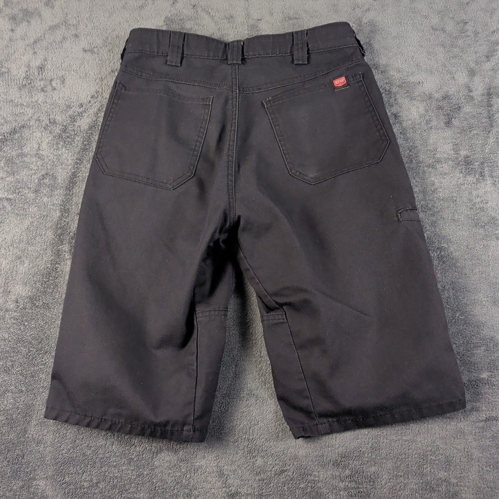 Red Kap Men's Black Work Shorts Size W30 L13 Toyota Logo - Picture 3 of 4
